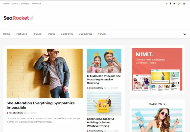 Seo Rocket قالب بلوجر سيو روكت الصاروخى لمدونات بلوجر