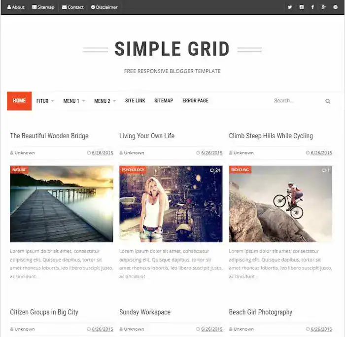 Simple Grid
