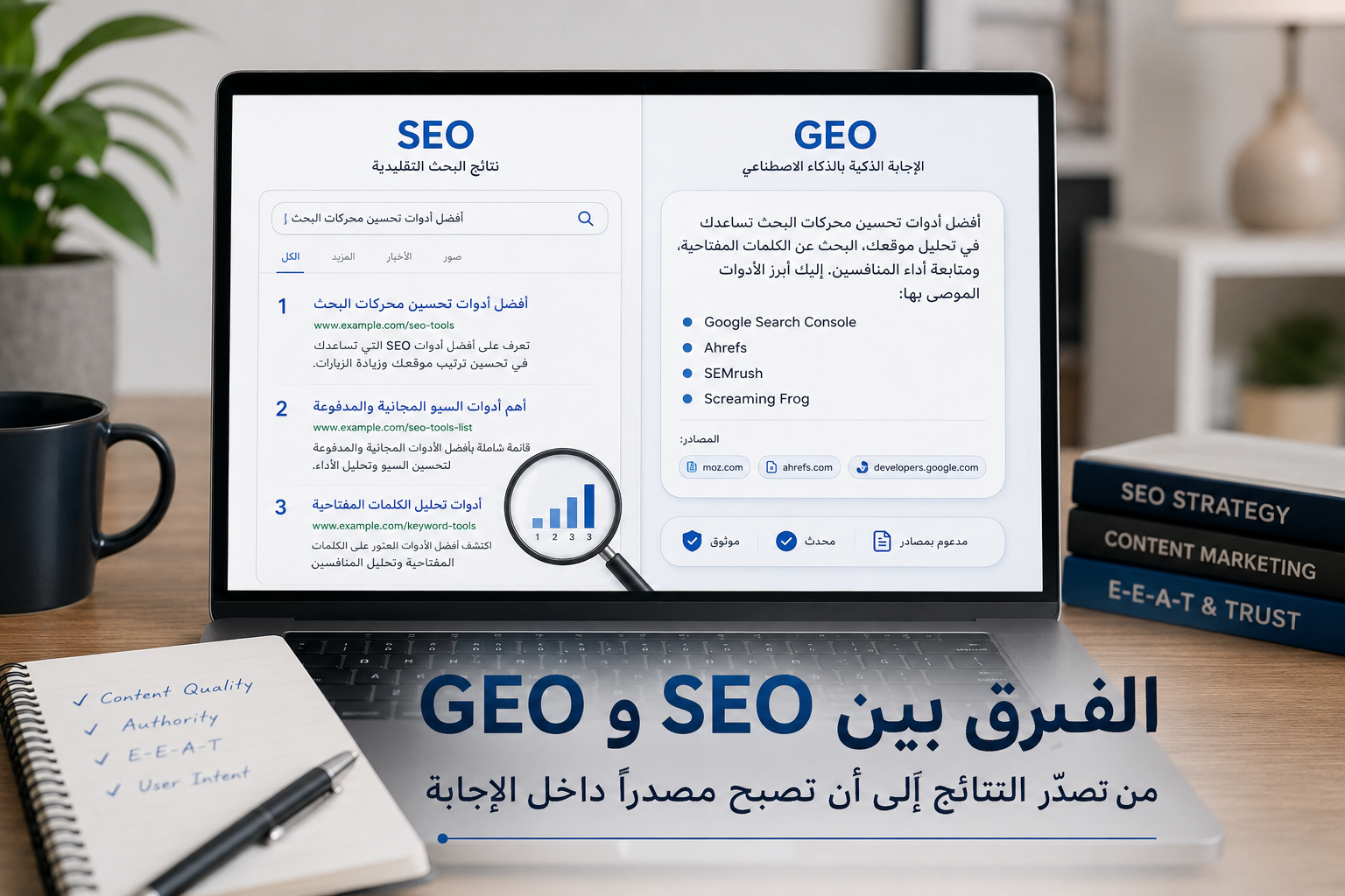 الفرق بين SEO و GEO
